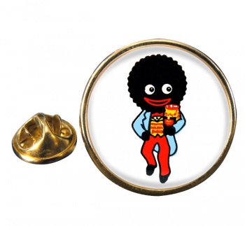 Golliwog Round Pin Badge