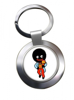 Golliwog Chrome Key Ring