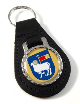 Gotland (Sweden) Leather Key Fob