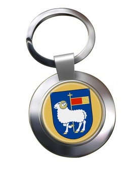 Gotland (Sweden) Metal Key Ring