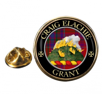 Grant Gaelic Scottish Clan Round Pin Badge