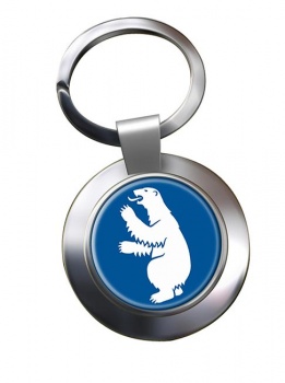 Greenland Kalaallit Nunaat Metal Key Ring