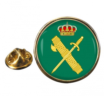 Guardia Civil Round Pin Badge