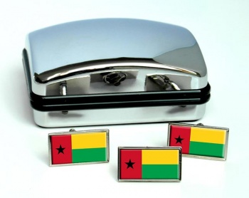 Guinea-Bissau Guine-Bissau Flag Cufflink and Tie Pin Set