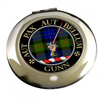 Gunn Scottish Clan Chrome Mirror
