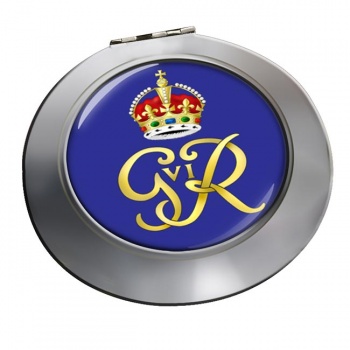 George VI monogram Chrome Mirror