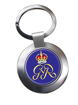 George V monogram Chrome Key Ring