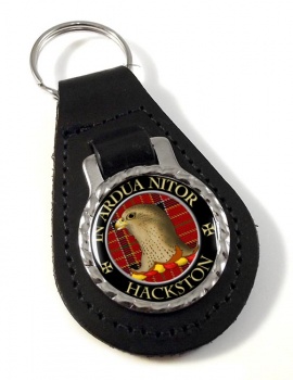 Hackston Scottish Clan Leather Key Fob