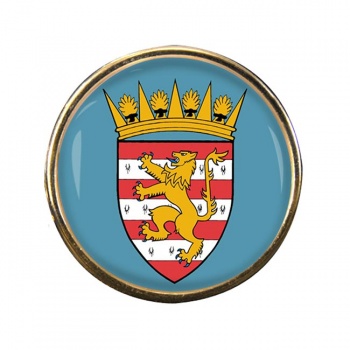 East Lothian Haddingtonshire (Scotland) Round Pin Badge