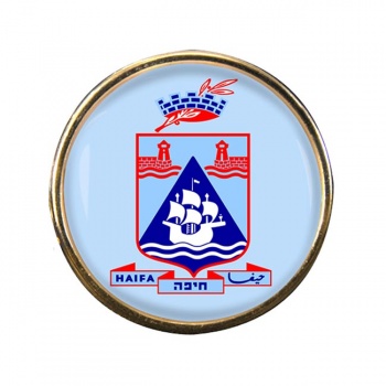 Haifa (Israel) Round Pin Badge