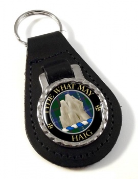 Haig Scottish Clan Leather Key Fob