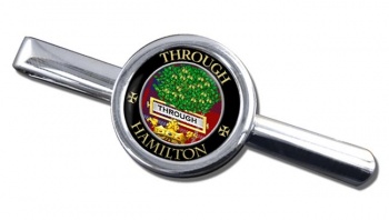 Hamilton Scottish Clan Round Tie Clip