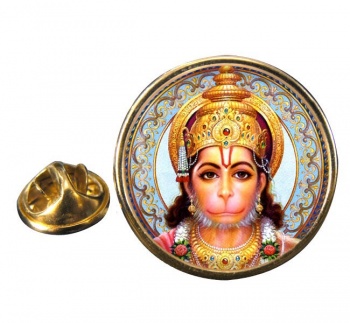 Hanuman Round Pin Badge