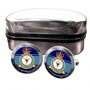 RAF Station Hartland Point Round Cufflinks