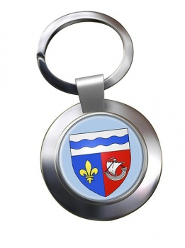 Hauts-de-Seine (France) Metal Key Ring