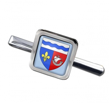 Hauts-de-Seine (France) Square Tie Clip