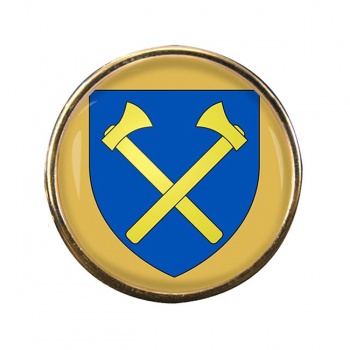 St. Helier (Jersey) Round Pin Badge