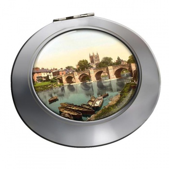 Hereford Bridge Chrome Mirror