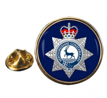 Hertfordshire Constabulary Round Pin Badge