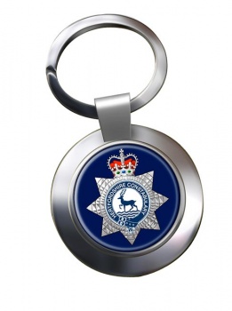 Hertfordshire Constabulary Chrome Key Ring