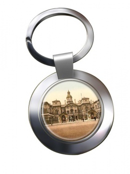 Horse Guards Whitehall Chrome Key Ring