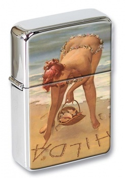 Hilda Pin-up Girl Flip Top Lighter