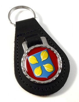 Hilversum (Netherlands) Leather Key Fob