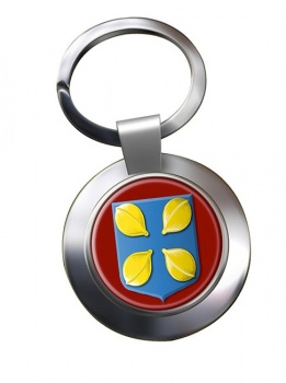 Hilversum (Netherlands) Metal Key Ring