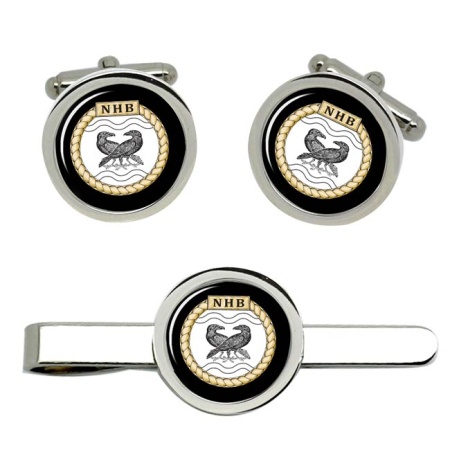 Naval Historical Branch, Royal Navy Cufflink and Tie Clip Set
