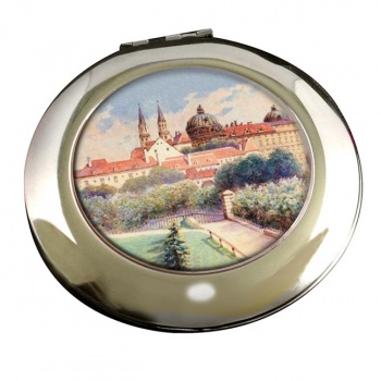 A Painting by Adolf Hitler Round Mirror