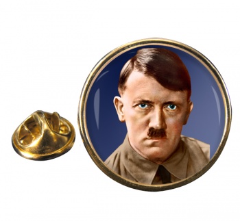 Adolf Hitler Round Pin Badge