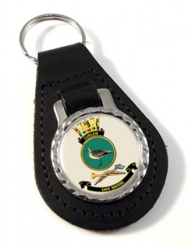 HMAS Curlew Leather Key Fob