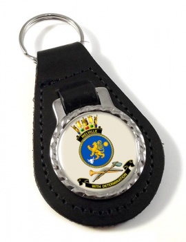 HMAS Melville Leather Key Fob
