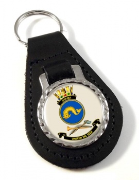 HMAS Otama Leather Key Fob