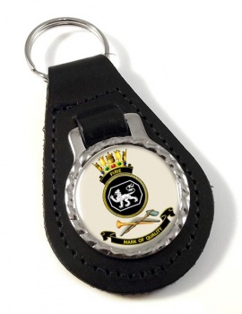 HMAS Pirie Leather Key Fob