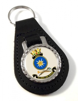 HMAS Sirius Leather Key Fob