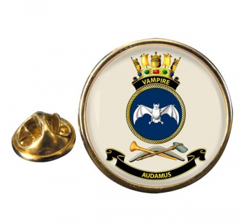 HMAS Vampire Round Pin Badge
