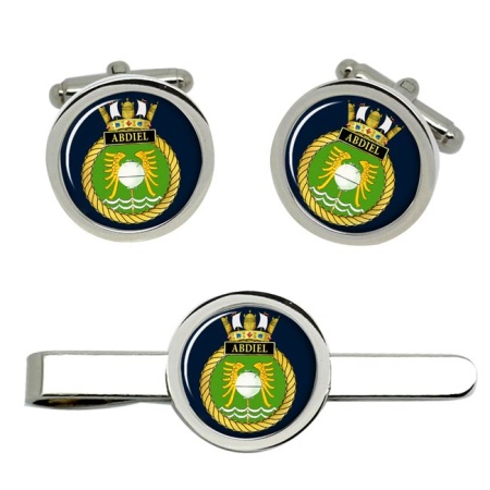 HMS Abdiel, Royal Navy Cufflink and Tie Clip Set