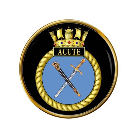 HMS Acute, Royal Navy Pin Badge