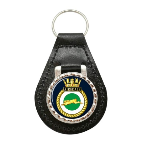 HMS Airedale, Royal Navy Leather Key Fob