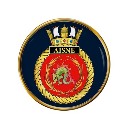 HMS Aisne, Royal Navy Pin Badge