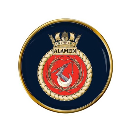 HMS Alamein, Royal Navy Pin Badge