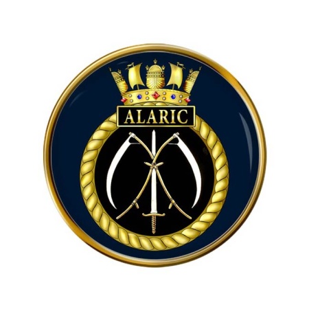 HMS Alaric, Royal Navy Pin Badge