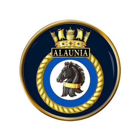 HMS Alaunia, Royal Navy Pin Badge