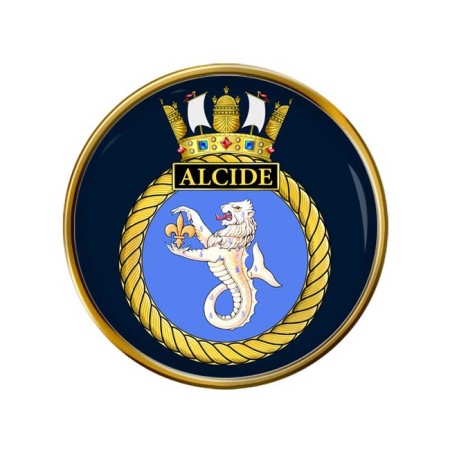 HMS Alcide, Royal Navy Pin Badge