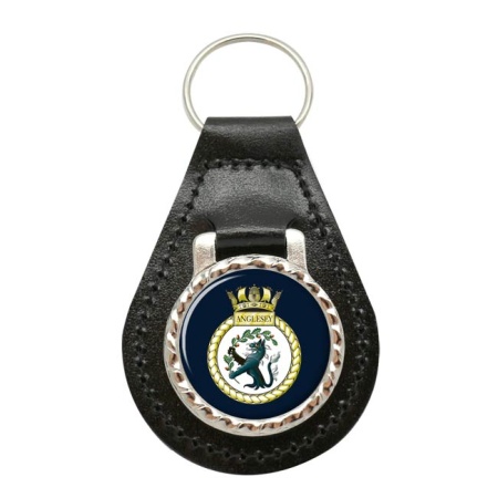 HMS Anglesey, Royal Navy Leather Key Fob