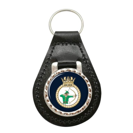 HMS Archer, Royal Navy Leather Key Fob