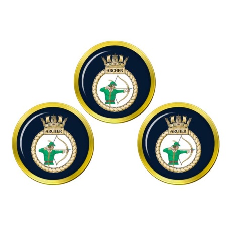 HMS Archer, Royal Navy Golf Ball Markers