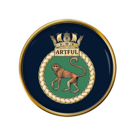 HMS Artful, Royal Navy Pin Badge
