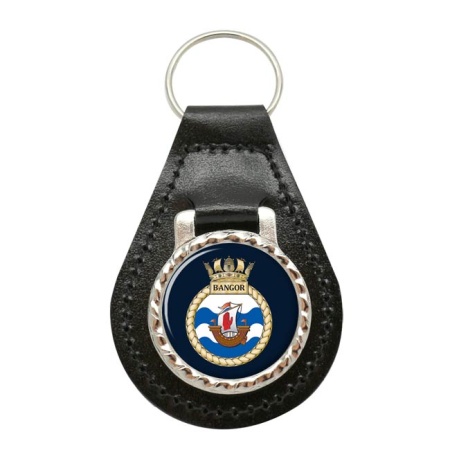 HMS Bangor, Royal Navy Leather Key Fob